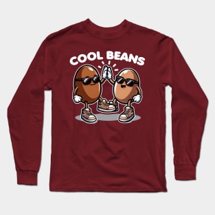 Cool Beans Funny 80s Saying Long Sleeve T-Shirt